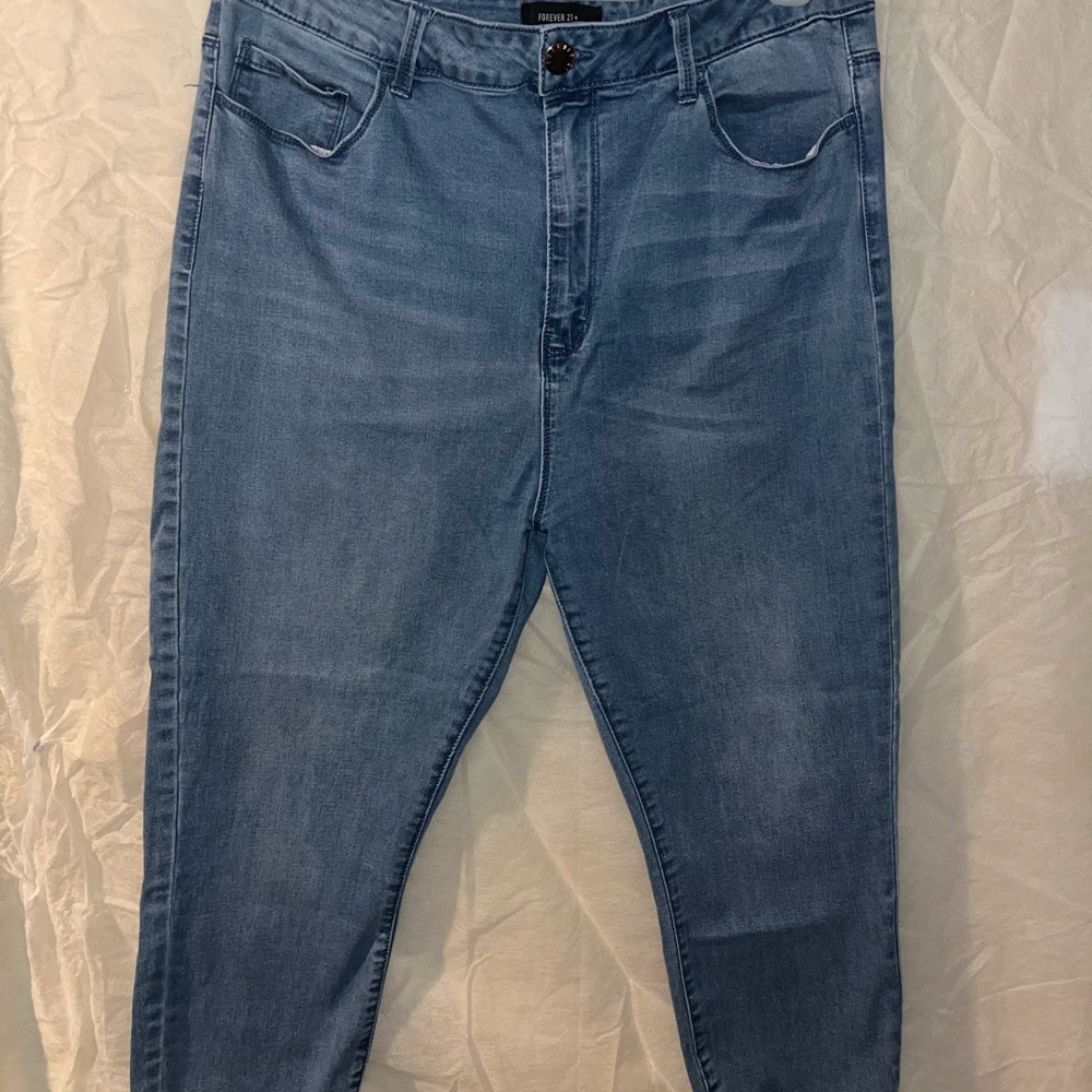 Forever 21 Blue Denim Jeans